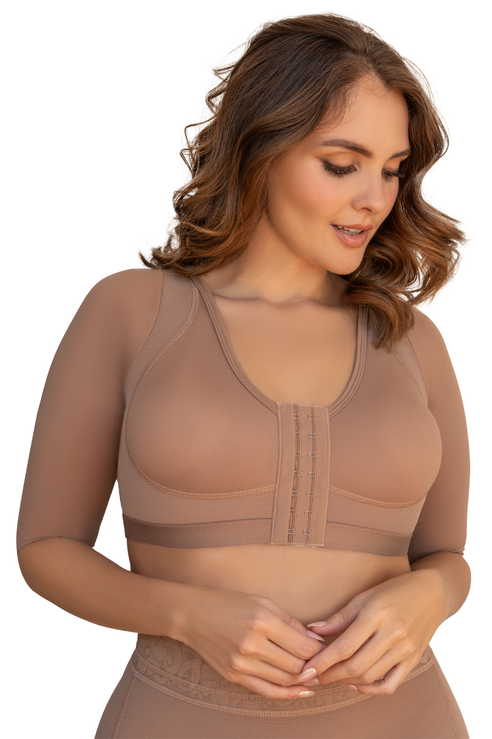 Support Bra with Sleeves