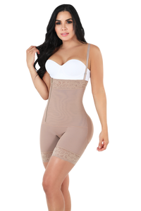 Cargar imagen en el visor de la galería, Shorts Bodyshaper Strapless con Cremallera Lateral
