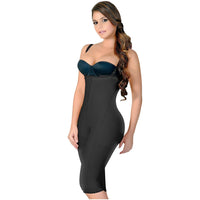 Cargar imagen en el visor de la galería, Fajas Salome 0213 | Post Surgery Butt Lifter Full Bodysuit | Open Bust Knee Length Body Shaper for Women | Powernet - Pal Negocio
