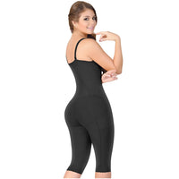 Cargar imagen en el visor de la galería, Fajas Salome 0213 | Post Surgery Butt Lifter Full Bodysuit | Open Bust Knee Length Body Shaper for Women | Powernet - Pal Negocio

