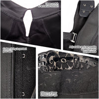 Cargar imagen en el visor de la galería, Fajas Salome 0217 | Mid Thigh Firm Compression Full Body Shaper for Women | Butt Lifter Open Bust Postpartum Bodysuit | Powernet - Pal Negocio
