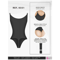 Load image into Gallery viewer, Fajas Salome 0351 | Open Bust Thong Tummy Control Shapewear for Women | Powernet - Pal Negocio
