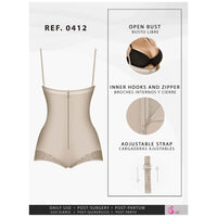 Cargar imagen en el visor de la galería, Fajas Salome 0412 | Strapless Butt Lifting Shapewear Girdle for Dresses | Daily Use Body Shaper - Pal Negocio
