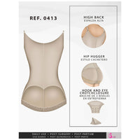 Cargar imagen en el visor de la galería, Fajas Salome 0413| Butt Lifter Tummy Control Shapewear for Women | Open Bust Hiphugger Bodysuit | Powernet - Pal Negocio

