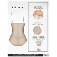 Cargar imagen en el visor de la galería, Fajas Salome 0414 | Strapless Butt Lifter Tummy Control Shapewear for Women | Powernet - Pal Negocio
