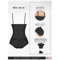 Cargar imagen en el visor de la galería, Fajas Salome 0418 | Strapless Butt Lifter Panty Bodysuit | Open-Bust Tummy Control Shapewear for Women | Powernet - Pal Negocio
