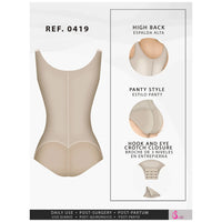 Cargar imagen en el visor de la galería, Fajas Salome 0419 | Butt Lifter Hiphugger Mid Thigh Body Shaper | Open Bust Tummy Control Shapewear for Women | Powernet - Pal Negocio
