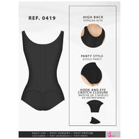 Cargar imagen en el visor de la galería, Fajas Salome 0419 | Butt Lifter Hiphugger Mid Thigh Body Shaper | Open Bust Tummy Control Shapewear for Women | Powernet - Pal Negocio
