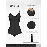 Cargar imagen en el visor de la galería, Fajas Salome 0420 | Hiphugger Body Shaper with Bra | Butt Lifter Tummy Control Shapewear for Women | Powernet - Pal Negocio

