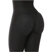 Cargar imagen en el visor de la galería, Fajas Salome 0518 | Stage 1 Post Surgery Bodysuit | Knee Length Full Body Shaper for Women | Powernet - Pal Negocio
