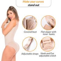 Load image into Gallery viewer, Fajas Salome 0420 | Strapless Tummy Control Body Shaper | Hiphugger Bodyshaper with Bra
