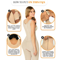 Load image into Gallery viewer, Daily Use Full Body Shaper | Postsurgical Girdle | Diane and Geordi Fajas 2397

