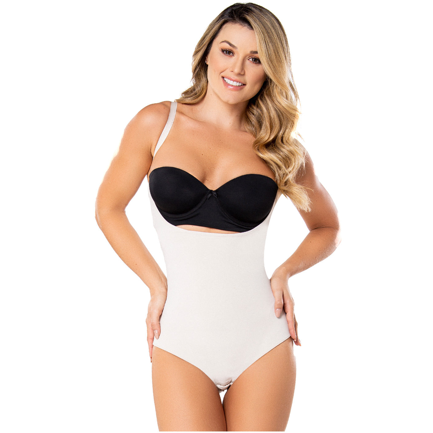 Open Bust Tummy Control for Daily Use | Latex Shapewear | 002375