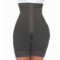 Load image into Gallery viewer, MariaE Fajas FC304 | Postpartum High-Waisted Shorts | Tummy Control | High Compression Shorts for Postpartum

