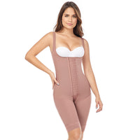 Load image into Gallery viewer, Fajas MariaE FQ111 | Colombian Fajas Knee Length Body Shaper | Post Surgery Liposuction Recovery | Lipo Compression Garment
