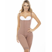 Load image into Gallery viewer, Fajas MariaE FQ111 | Colombian Fajas Knee Length Body Shaper | Post Surgery Liposuction Recovery | Lipo Compression Garment
