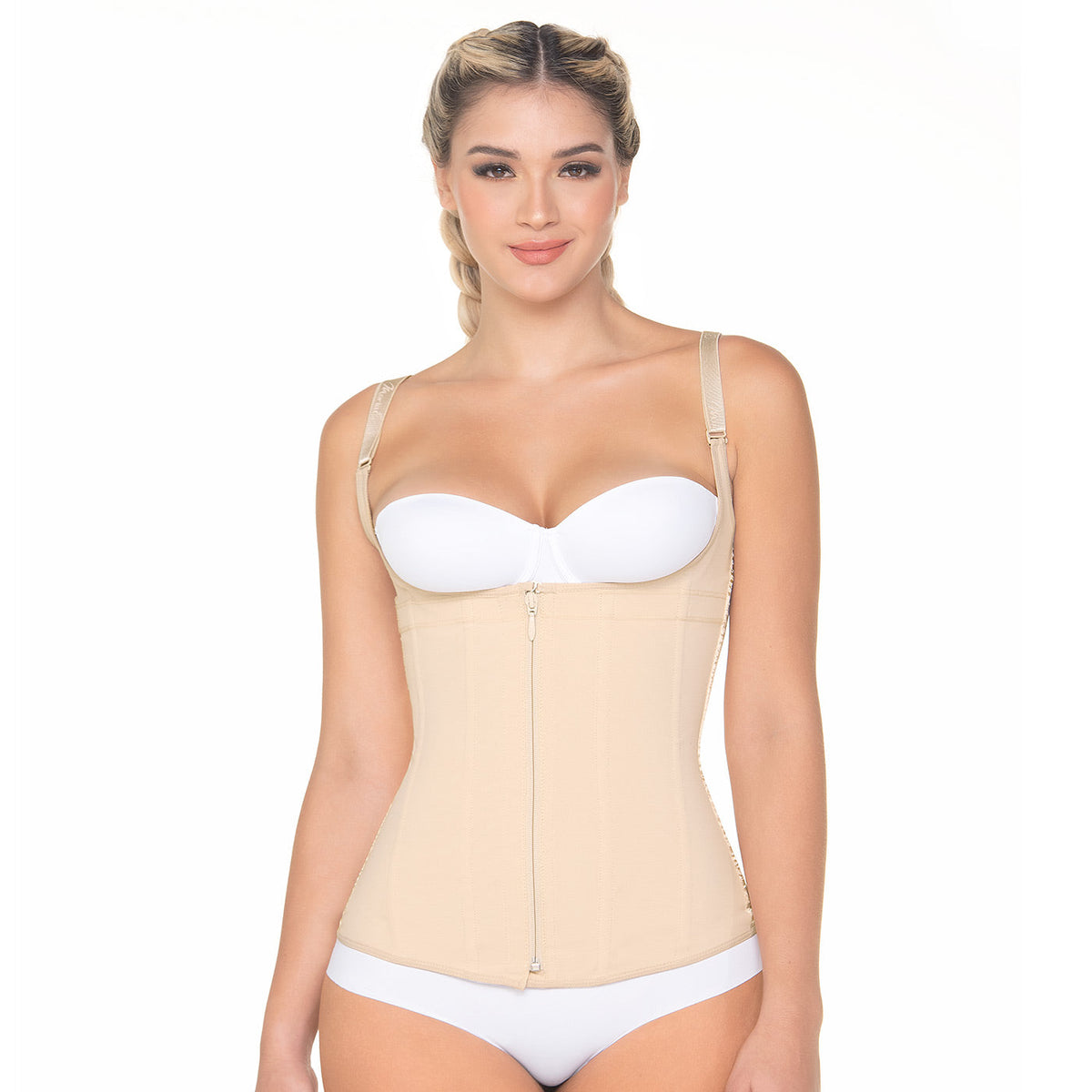 Fajas MariaE FU124 | Slimming Tummy Control Shapewear Vest | Post Surgery and Daily Use