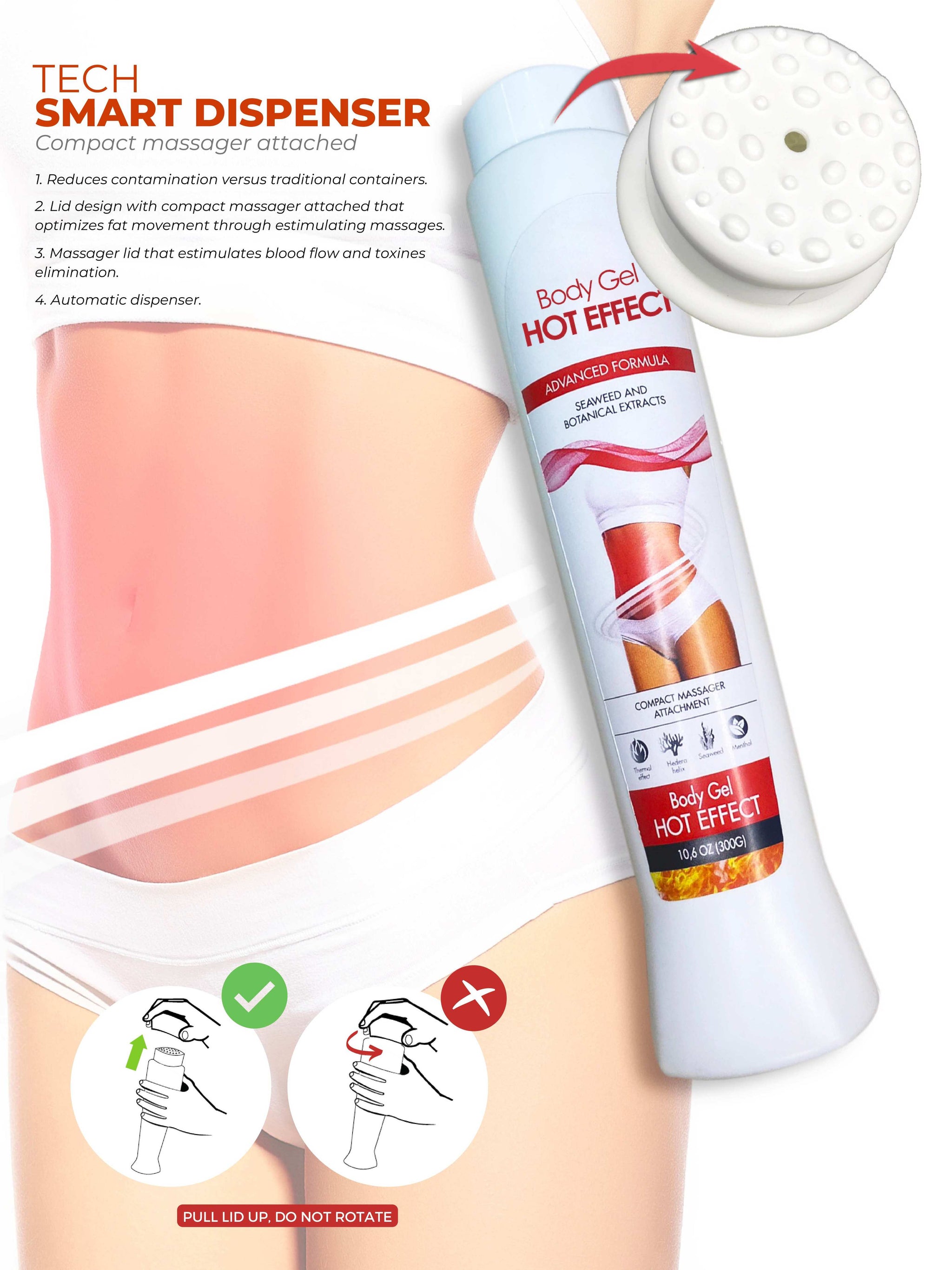 Slimming Gels - Thermal Effect Hot Gel | HERMOSA