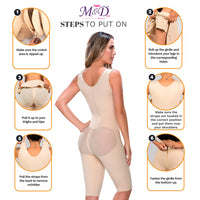 Cargar imagen en el visor de la galería, Faja post quirúrgica de cuerpo completo,moldeadora / MYD 0879
