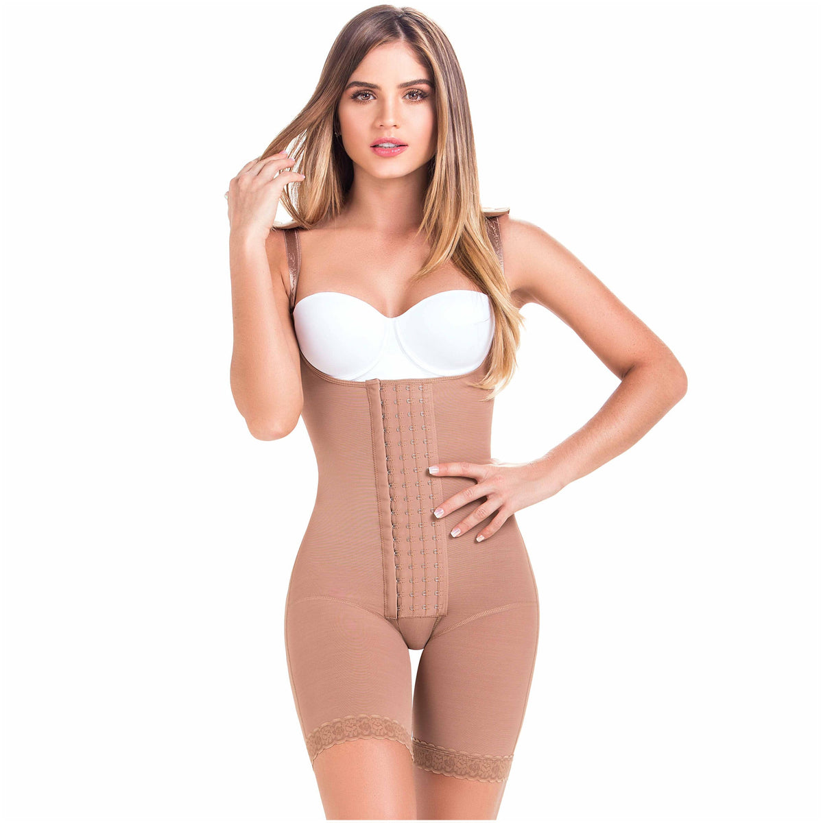 MariaE Fajas 9182T | Postpartum Shapewear | Tummy Control Butt-lifting Effect | Girdle for Daily Use