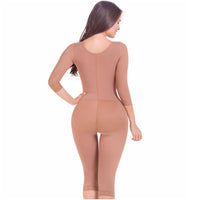 Load image into Gallery viewer, MariaE Fajas 9292 | Tummy Control Postoperative | Full Shapewear with Sleeves
