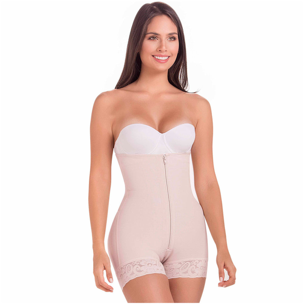Fajas MariaE 9337 | Strapless Colombian Butt Lifting Body Shaper