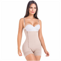 Load image into Gallery viewer, Fajas MariaE 9633 | Postpartum Boyshort Body | Strapless with Side Zipper

