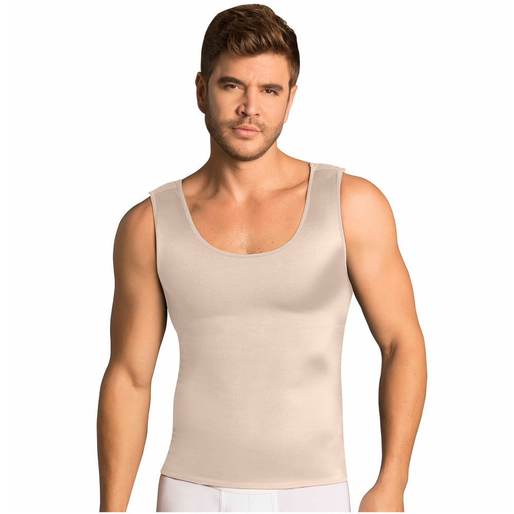 Fresh & Light with Mid-High Compression Fajas Hombre Para Bajar de Peso  Vest High Abdomen Compression Shirt Men Body Shaper Colombian Faja 