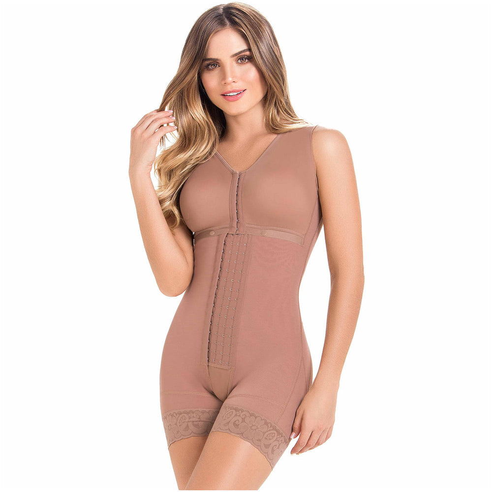 Fajas MariaE FQ102 | Post Surgical Full Body Shaper | With Bra