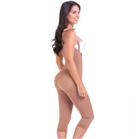 Cargar imagen en el visor de la galería, faja post quirurgica de busto abierto , cuerpo completo hasta la rodilla / MaríaE 9442 
