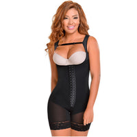 Load image into Gallery viewer, Post Surgery Body Shaper Bodysuit | Tummy Control Butt Lifter Mid Knee Shapewear | Fajas MYD 0065
