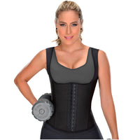 Cargar imagen en el visor de la galería, Fajas MYD 0555 | Waist Trainer Corset Zipper | Vest Body Shaper Tank Top with Wide Straps
