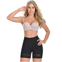 Load image into Gallery viewer, Fajas MYD 0322 | High Waisted Shorts | Tummy Control High Compression Shorts for Postpartum
