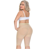 Load image into Gallery viewer, Fajas MYD 0323 | High Waist Compression Shorts | Long Knee Shorts Butt Lifter Tummy Control
