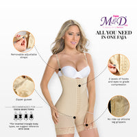 Load image into Gallery viewer, Fajas MYD 0066 | Strapless Mid Thigh Shaper

