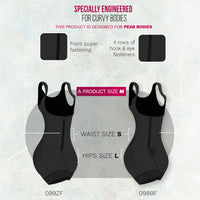 Load image into Gallery viewer, Ideal Body Shaper | Zipper Open Bust Bodyshaper | Postpartum Bodysuit | 099
