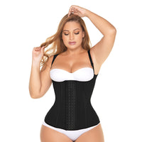 Load image into Gallery viewer, Fajas MariaE RA004 | Colombian Tummy Control Compression Vest | Open Bust Body Shaper
