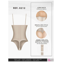 Load image into Gallery viewer, Fajas Salome 0212 | Colombian Fajas Thong Body Shaper | Tummy Control Shapewear
