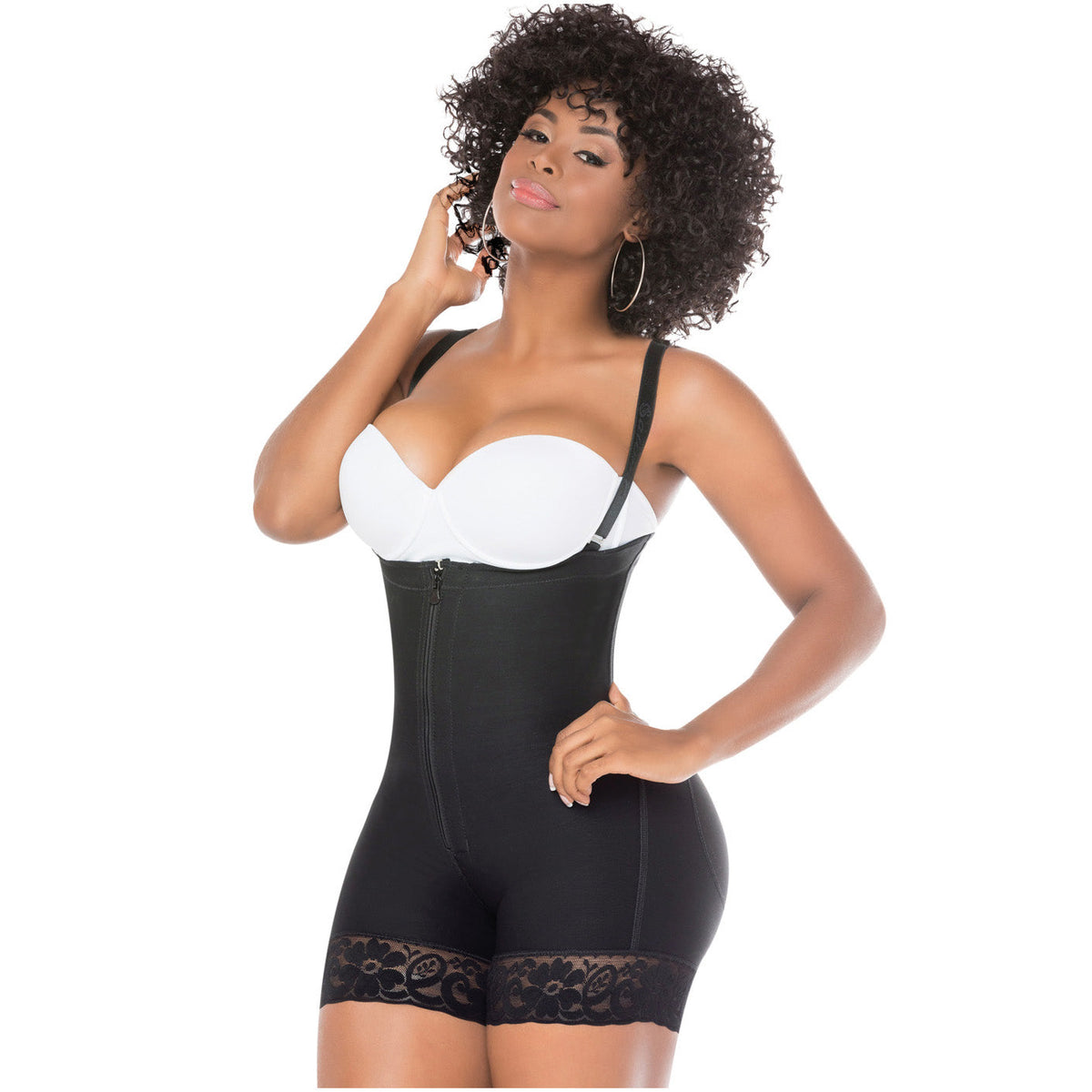 Colombian Fajas Mid Thigh Strapless | Tummy Control & Butt Lifting | Fajas Salome