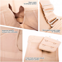 Load image into Gallery viewer, Fajas Salome 0217 | Colombian Postpartum Tummy Control Shapewear | Mid Thigh Firm Compression Bodysuit
