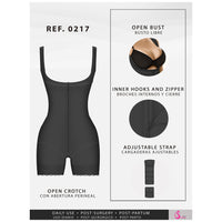 Load image into Gallery viewer, Fajas Salome 0217 | Colombian Postpartum Tummy Control Shapewear | Mid Thigh Firm Compression Bodysuit

