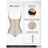 Load image into Gallery viewer, Fajas Salome 0417 | Open Bust Tummy Control Panty Butt Lifter Shapewear | Hiphugger Daily Use
