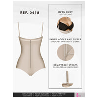Load image into Gallery viewer, Fajas Salome 0418 | Open Bust Tummy Control Shapewear | Everyday Use Colombian Fajas
