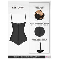 Load image into Gallery viewer, Fajas Salome 0418 | Open Bust Tummy Control Shapewear | Everyday Use Colombian Fajas
