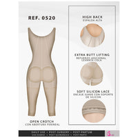 Load image into Gallery viewer, Fajas Salome 0520 | Colombian Lipo Compression Garment | Open Bust Post Surgery Shapewear
