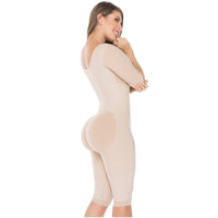 Load image into Gallery viewer, Fajas Salome 0525 | Colombian Lipo Compression Garment | Knee Length Post Surgery Shapewear
