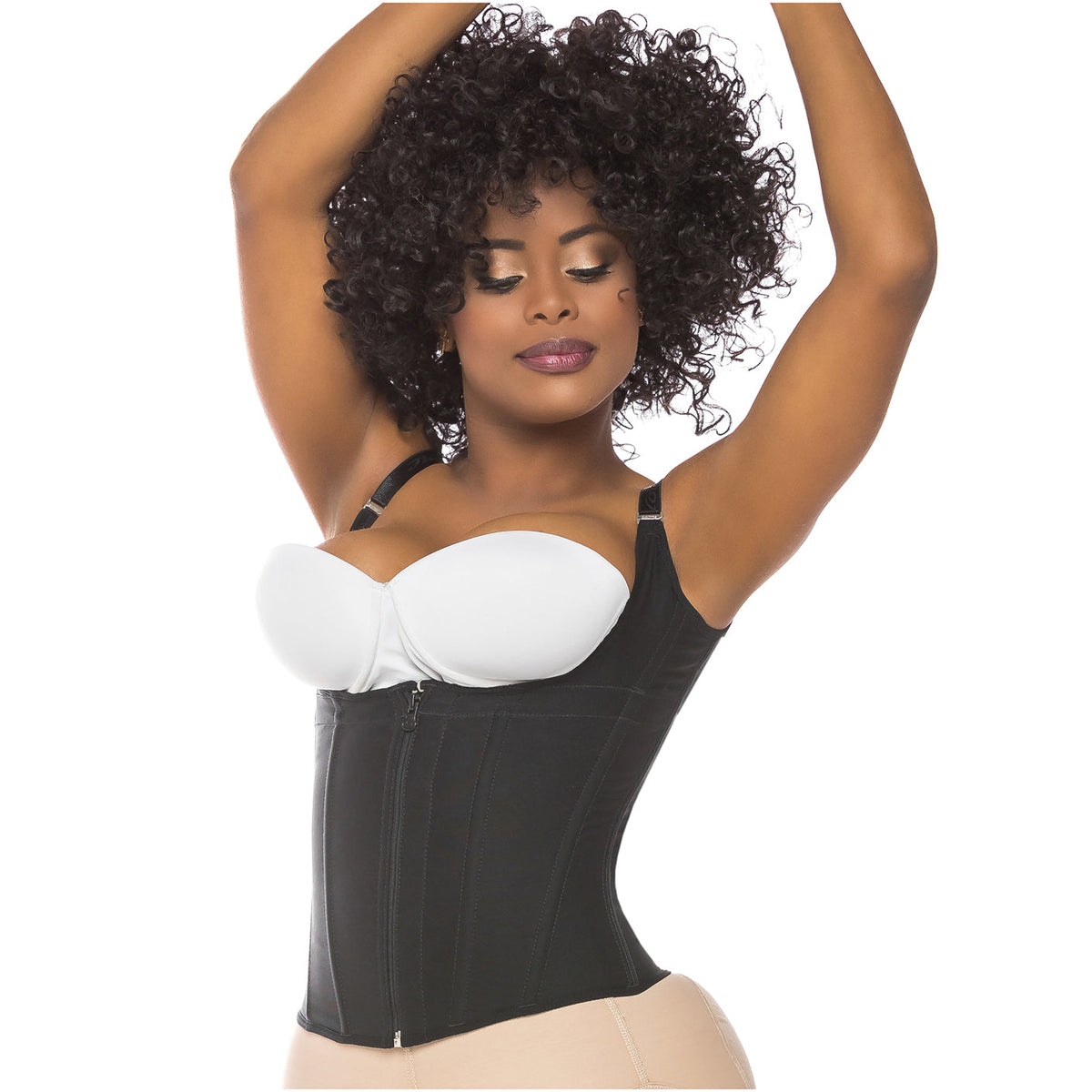 Fajas Salome 0313 | Colombian Waist Trainer Vest | Tummy Control Compression Garment | Colombian Faja Body Shaper