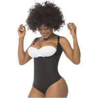 Load image into Gallery viewer, Fajas Salome 0351 | Open Bust Tummy Contorl Thong Body Shaper | Waist Cincher
