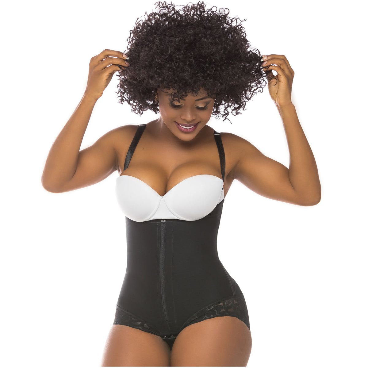 Fajas Salome 0412 | Strapless Butt Lifting Shapewear | Daily Use Body Shaper Girdle