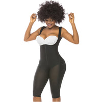 Load image into Gallery viewer, Fajas Salome 0518 | Colombian Lipo Compression Garment | Knee Length Post Surgery Shapewear
